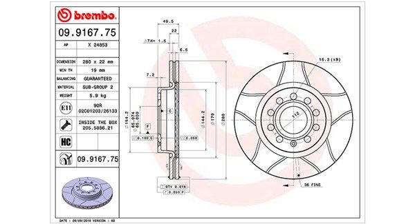 MAGNETI MARELLI Bremžu diski 360406002005